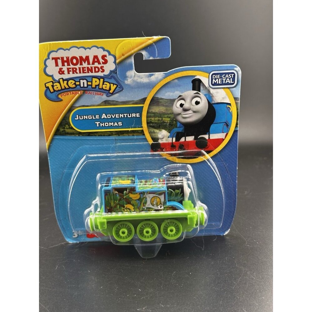 Thomas & Friends Take-n-Play Along DieCast Jungle Adventure‎ Train 2013 Sealed-1